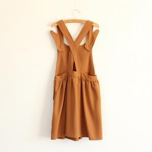 The Chic Embroidered Vest Dress Cute Deer
