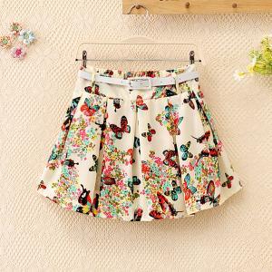 Printed Chiffon Skirt Fashion Skirts