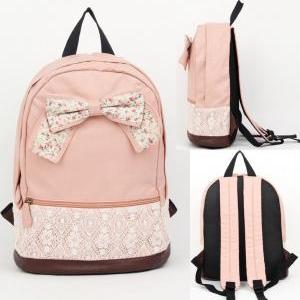 Girly Bow Backpack