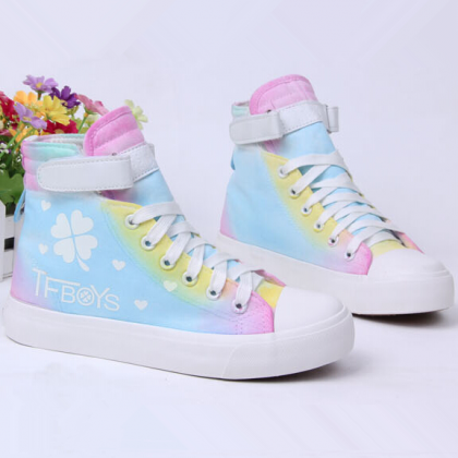 Sweet Hand-painted Canvas Shoes