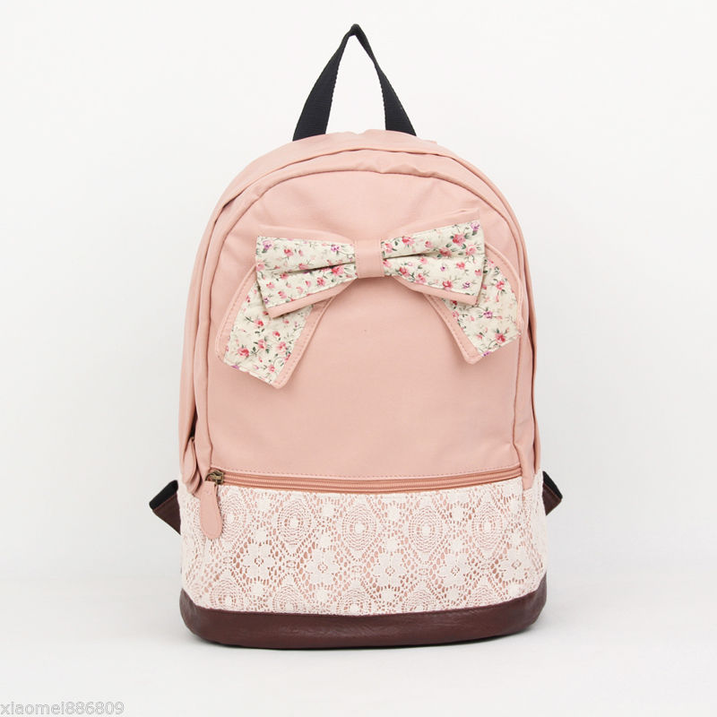 Girly Bow Backpack on Luulla